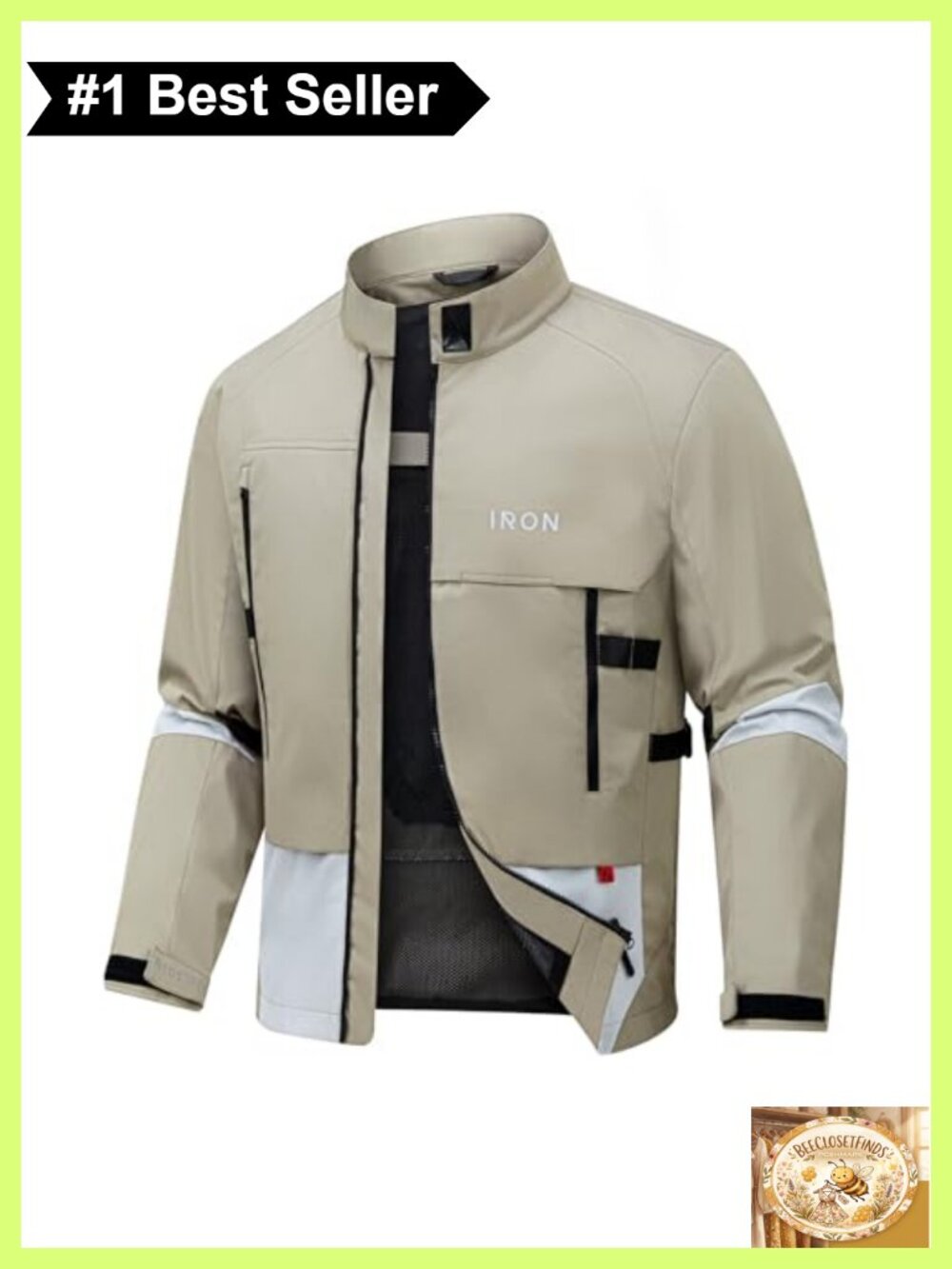 RIDEIRON Motorcycle Riding Jacket CE Armor Mesh Breathable